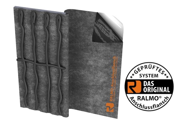 Produktbilder RALMO®-Anschlussflansch einteilig mit 4 Hohlkehlen - BITUMEN